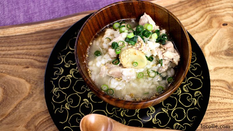 鶏と生姜の“もち麦粥”～朝粥で内臓・体全体を温めよう！